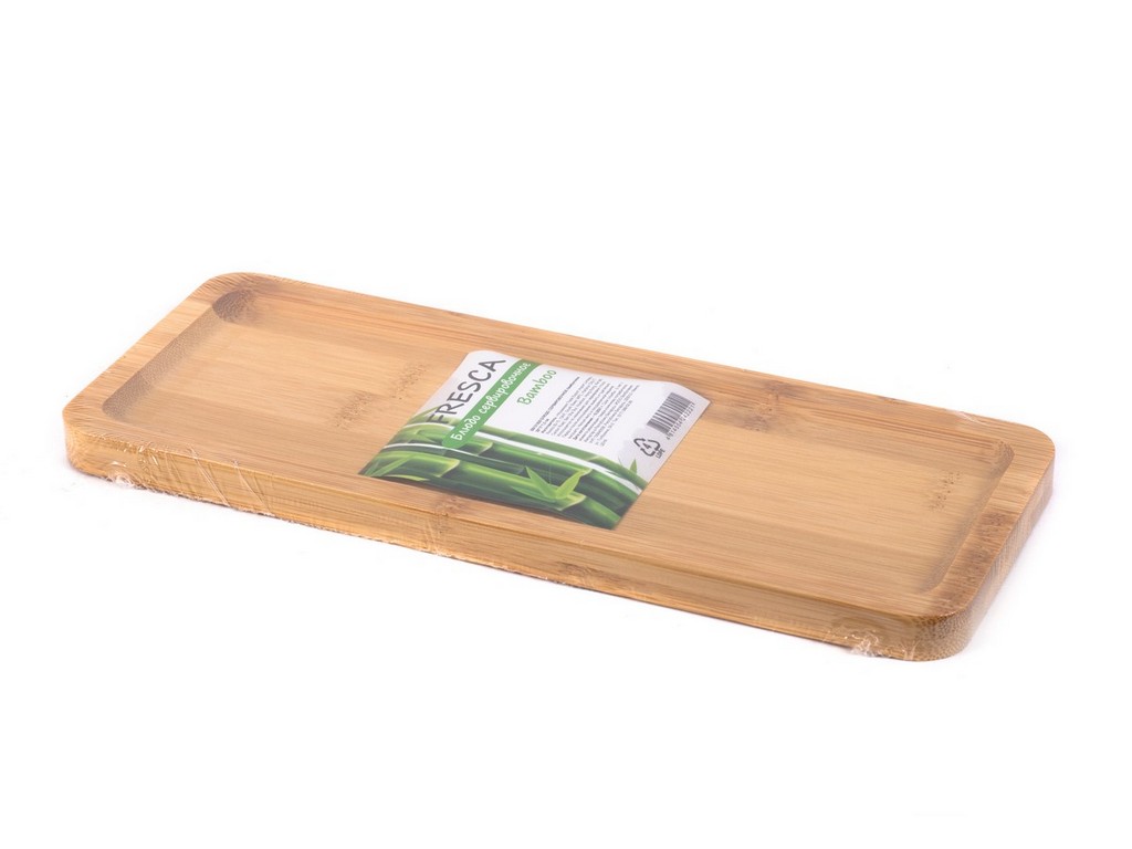 Блюдо сервировочное бамбуковое 28*11*1,5 см (арт. Bb101829, код 242221) - фото