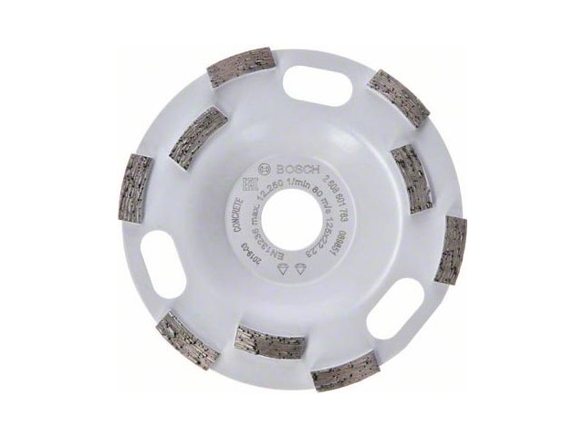 Алмазная чашка 125х22,23 мм по бетону двурядная EXPERT FOR CONCRETE BOSCH (для быстрого шлифования) Арт.2608601763