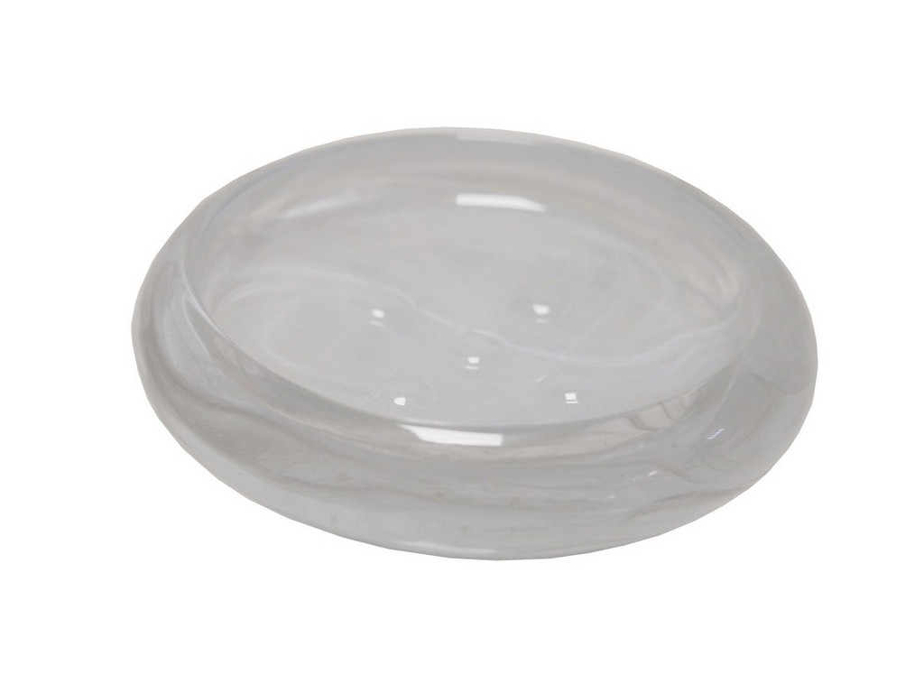 Подставка для мыла стекло 12,3*2,7 см (арт. BGL0048AA-SD) Арт.103521