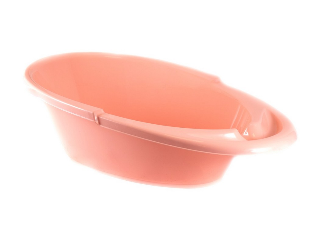 Ванночка для купания пластмассовая детская светло-розовая 94*54*27 см/38 л (арт. 431326533, код 604016) Арт.104189 - фото