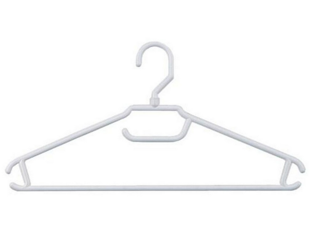 Набор вешалок для одежды пластмассовых ''Twister'' 3 шт. 40,5 см  Арт. 13445