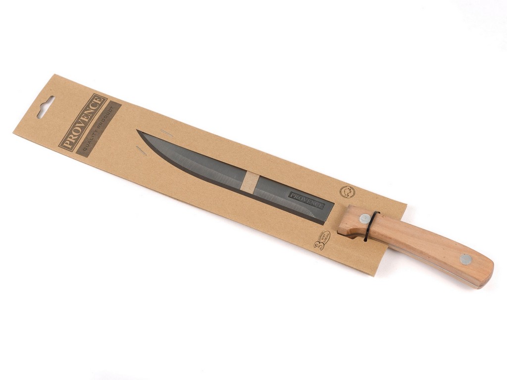 Нож металлический с деревянной ручкой 31,5/19,5 см ''Provence''  Арт. 15099