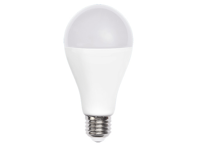 Лампа светодиодная A65 СТАНДАРТ 20 Вт PLED-LX 220-240В Е27 5000К JAZZWAY (130 Вт  аналог лампы накаливания, 1600Лм, холодный) Арт.5028043 - фото