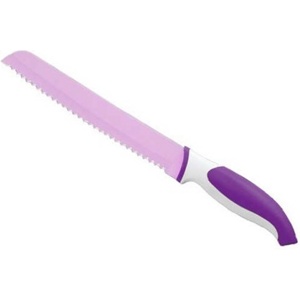 Нож металлический с антибактериальным покрытием для хлеба с платмассовой ручкой ''Symbio'' 31,5/19,5 см  Арт. 47548 - фото