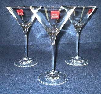 Набор бокалов для мартини стеклянных CITY 6 шт. 210 мл Арт.32870