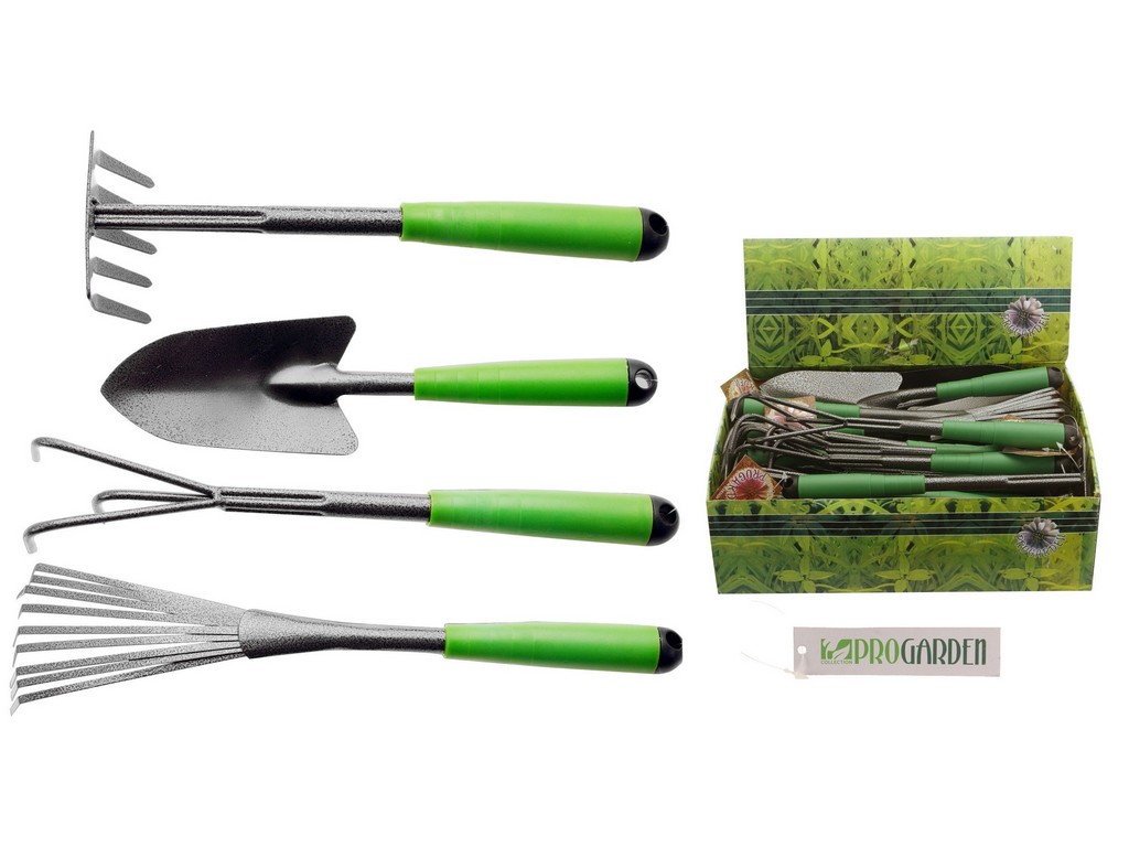 Инструмент для огорода металлические с пластмассовой ручкой, в ассортименте  Арт. 34534