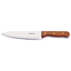 Нож металлический для мяса с деревянной ручкой 31,5/18,5 см  Арт.36974