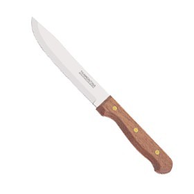 Нож металлический для мяса с деревянной ручкой 30,3/17,5 см  Арт.36977 - фото