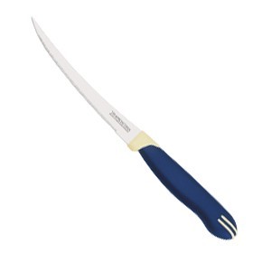 Нож металлический для овощей с пластмассовой ручкой 18/7,5 см  Арт. 37013 - фото