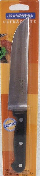 Нож металлический для мяса с пластмассовой ручкой 28/16 см  Арт. 38958