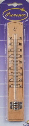 Термометр комнатный в деревянном корпусе от -30°C до +50°C ''Provence''  Арт. 40159