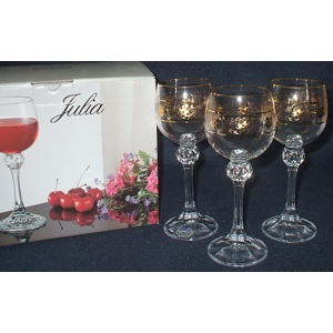 Набор бокалов для вина JULIA декор. 6 шт. 150 мл Арт.54742
