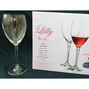 Набор бокалов для вина LILLY 6 шт. 350 мл Арт.60224 - фото