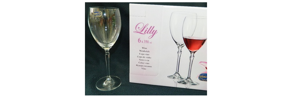 Набор бокалов для вина LILLY 6 шт. 350 мл Арт.60224