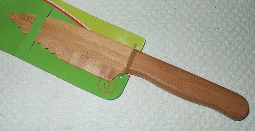 Нож деревянный (бамбук) 12,5/24,7 см ''TORO''  Арт. 50936