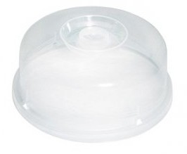 Крышка для микроволновой печи пластмассовая ''Лация'' 25*25 см  Арт. 51294 - фото