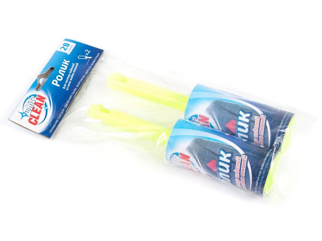 Набор роликов для чистки одежды бумажных с пластмассовыми ручками 2 шт. 20*4*10 см  Арт. 57150 - фото