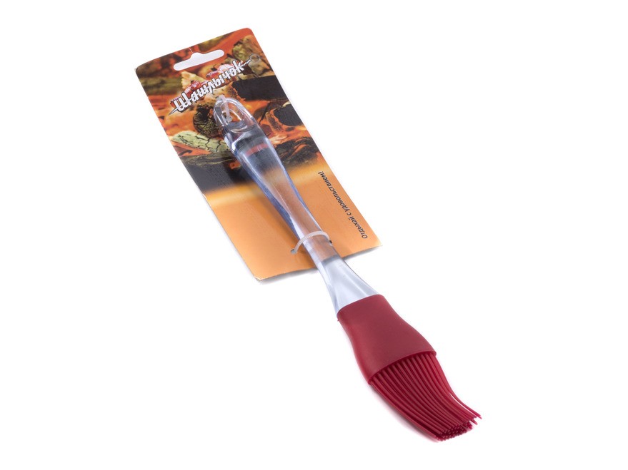 Кисточка для теста силиконовая с пластмассовой ручкой 25 см  Арт. 59758