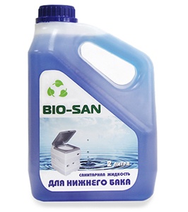 Санитарная жидкость BIO-SAN для нижнего бака, 2 л.