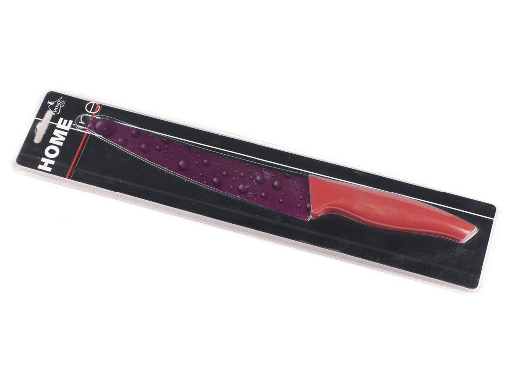 Нож металлический с антибактериальным покрытием с пластмассовой ручкой 20,3 см  Арт. 62735