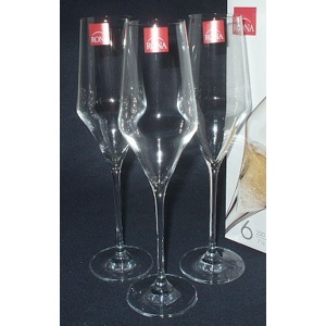 Набор бокалов  VIUM для шампанского стеклянных 6 шт.220 мл Арт.56795
