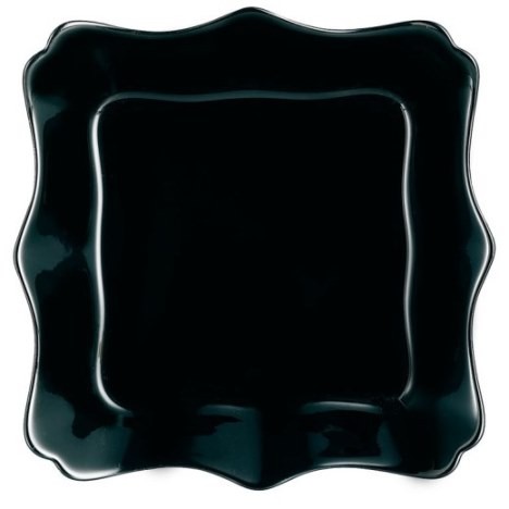 Тарелка мелкая стеклокерамическая ''Authentic Black'' 26 см  Арт.74461