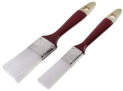 Набор кисточек для теста пластмассовых c деревянными ручками 2 шт. 20 см Арт. 74637