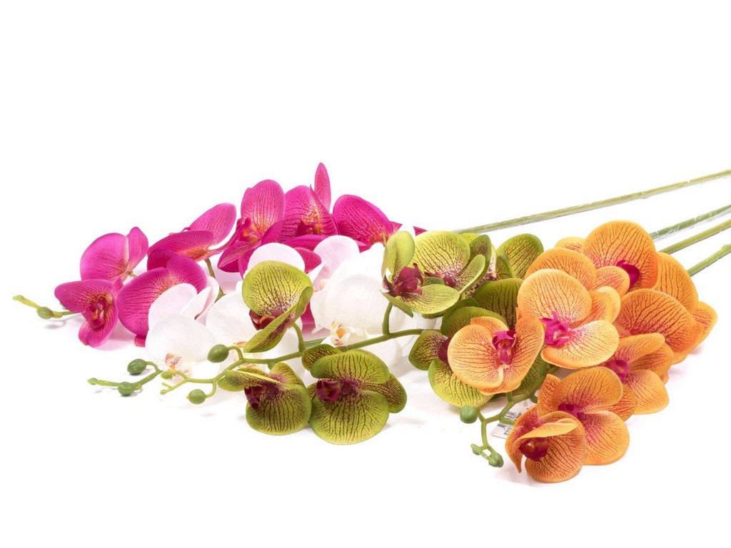 Цветок искусственный ''Орхидея'' 100 см Арт. 78227 - фото