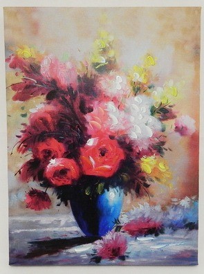 Картина декоративная ''Ваза с цветами'' 30*40 см   Арт. 78276 - фото