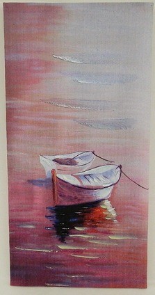Картина декоративная ''Лодки'' 30*60 см  Арт. 78277 - фото