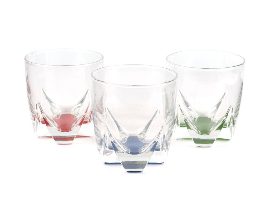 Набор стаканов стеклянных LISBONNE RAINBOW  3 шт. 300 мл  Арт. 78655