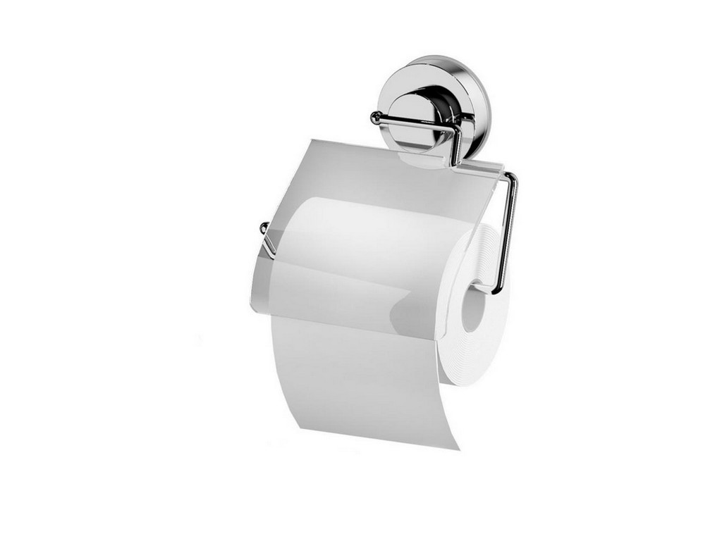 Дождевик для туалетной бумаги металл/пластмасса на присоске 16,5*3,4*16,5 см (арт. 12100000, код 120225) Арт.80146