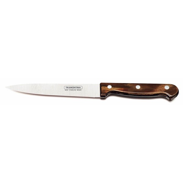 Нож металлический для мяса ''Polywood'' с деревянной ручкой 27,5/15 см Арт. 80469