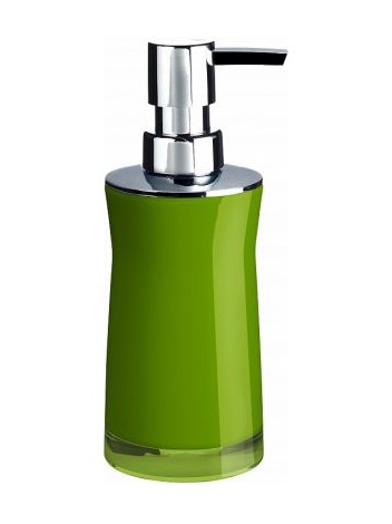 Дозатор для жидкого мыла акриловый ''disco green'' 6,5*6,5*19 см  Арт.82064 - фото