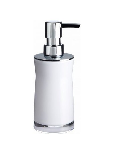 Дозатор для жидкого мыла акриловый ''disco white'' 6,5*6,5*19 см Арт.82066