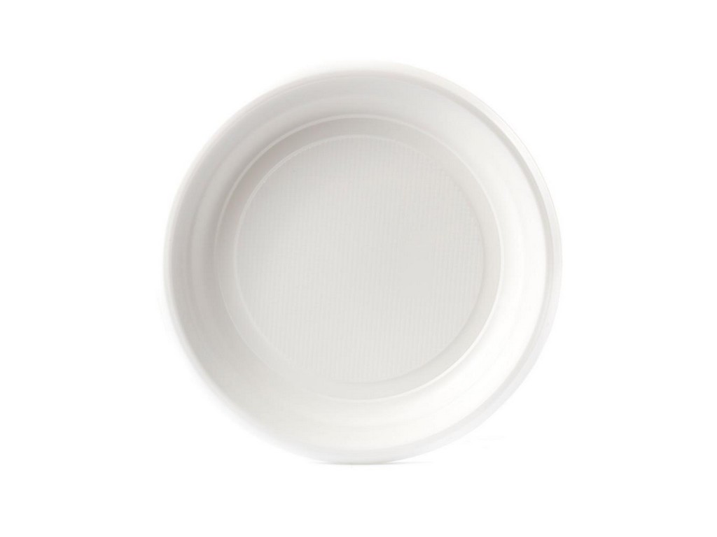 Набор тарелок одноразовых пластмассовых 10 шт. 17 см  Арт.82899