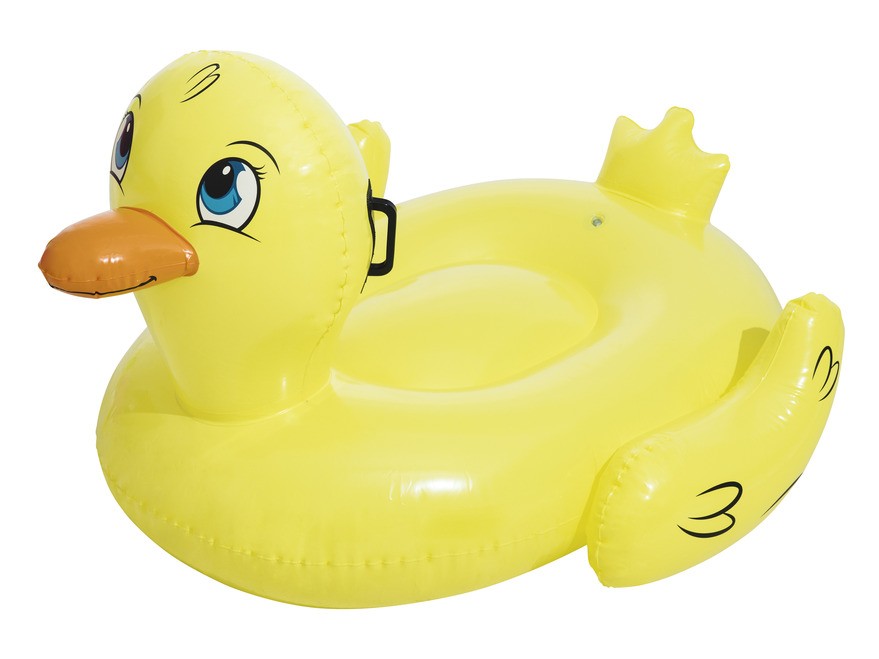 Игрушка надувная для плавания поливинилхлорид детская ''уточка'' 135*91 см Арт.83609