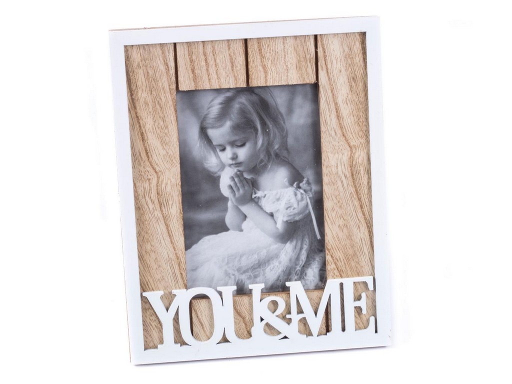 Рамка для фото деревянная ''you&me'' 19*15 см  Арт.83967