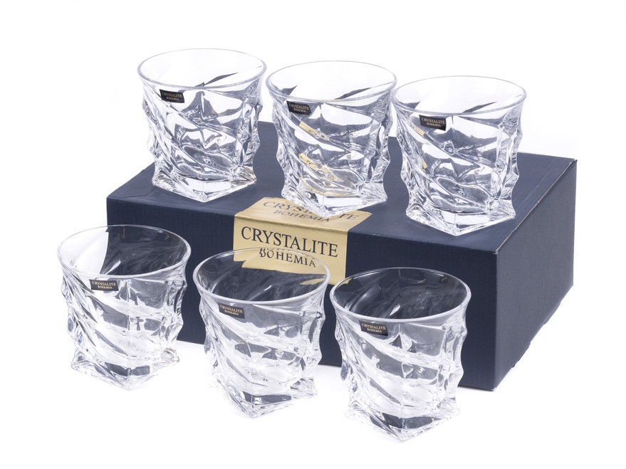 Набор стаканов для виски стеклянных casablanca 6 шт. 300 мл Арт.87191
