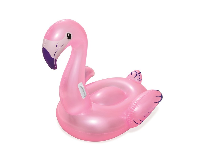 Игрушка надувная для плавания поливинилхлорид детская ''фламинго'' 127*127 см  Арт.88687 - фото