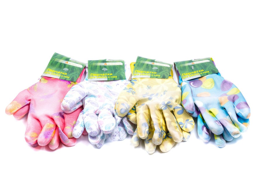 Перчатки текстильные для садовых работ 1 пара (арт. Pr12002, код 183517) Арт.89733 - фото