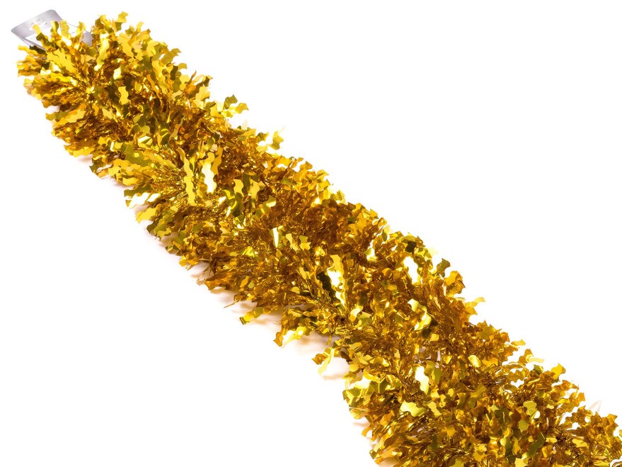 Мишура елочная золотая 2 м (арт. M-028-1, код 189175) Арт.92200