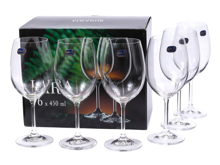 Набор бокалов для вина стеклянных ''lara'' 6 шт. 450 мл (арт. 40415/450) Арт.92432