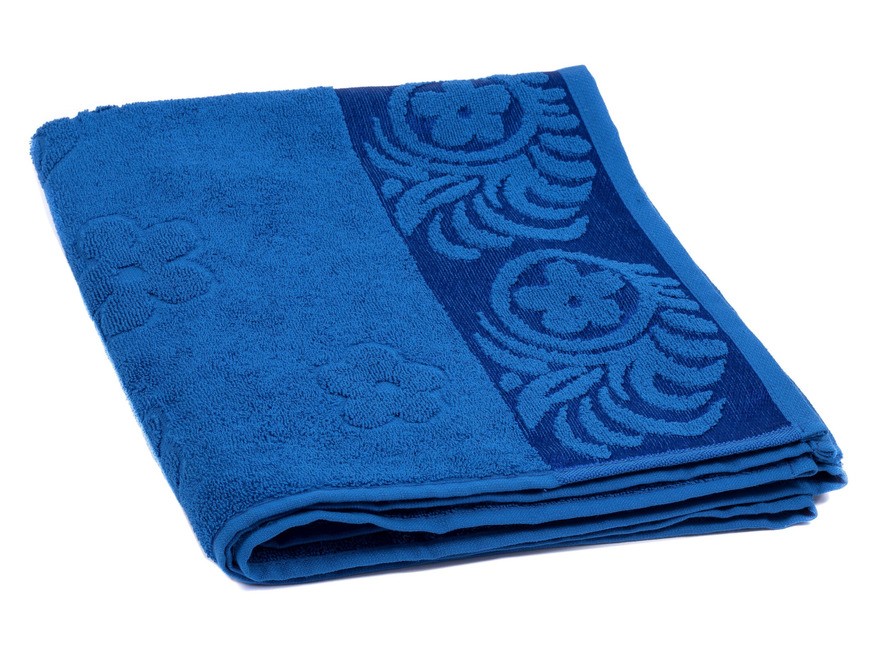 Полотенце текстильное махровое 70*130 см 430 гр/м2 bj3 (арт. 70-130bj-706-ярко-синий, код 956837) Арт.92495 - фото