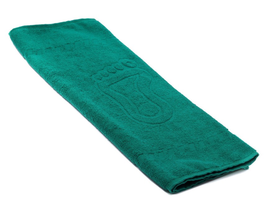 Полотенце текстильное махровое ''ножки'' 50*70 см 450 гр/м2 (арт. S50-70bs-507-темно-зеленый, код 802508) Арт.92561