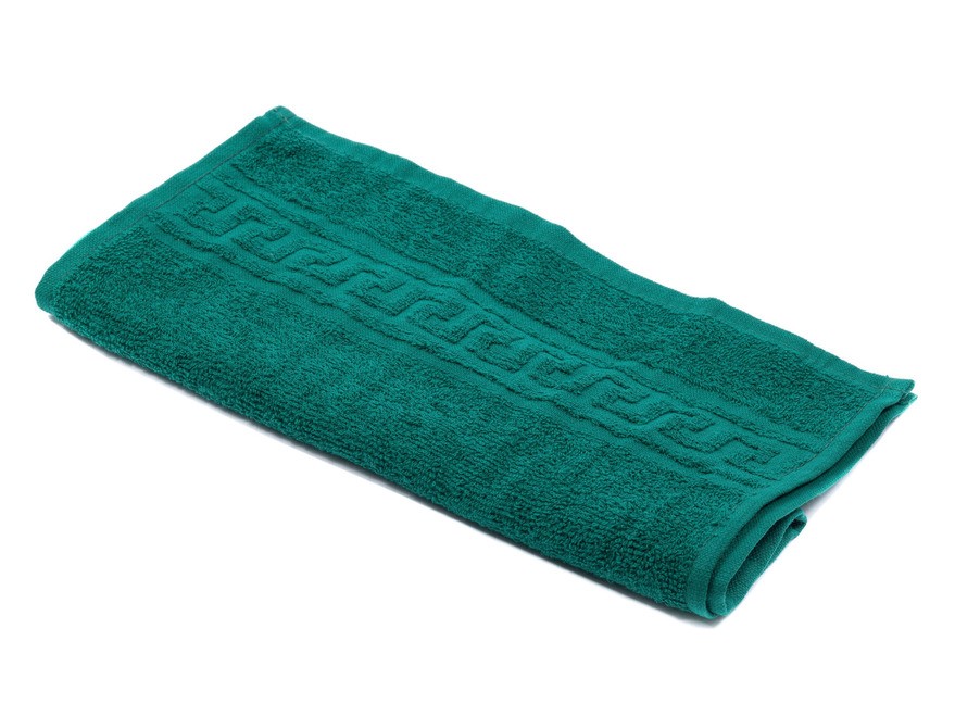 Полотенце текстильное махровое 30*50 см 380 г/м2 (арт. Вт30-50г-507-темно-зеленый, код 808333),  Арт.92580
