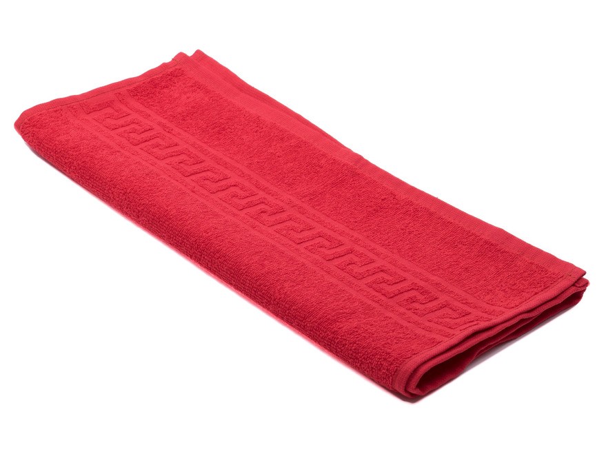 Полотенце текстильное махровое 40*70 см 380 г/м2 (арт. Вт40-70г-109-красный, код 953775) Арт.92585