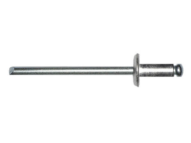 Заклепка вытяжная 3.2х8 мм алюминий/сталь, цинк (50 шт в зип-локе) STARFIX Арт.SMZ1-26328-50