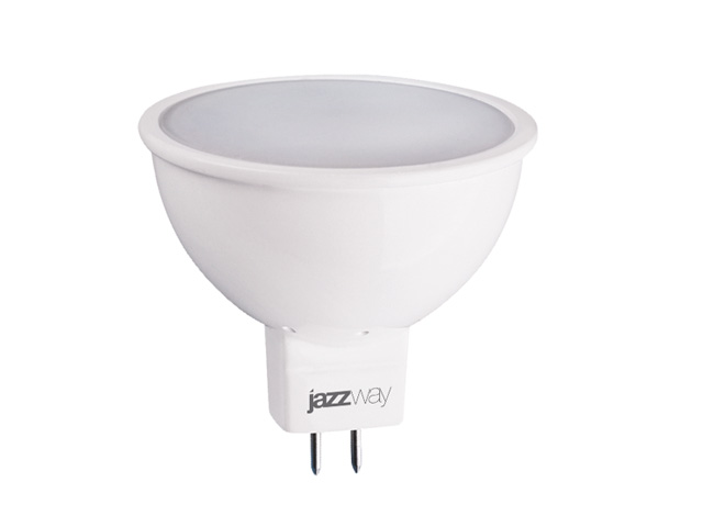Лампа светодиодная JCDR 5 Вт ECO 160-260В GU5.3 4000К JAZZWAY (35 Вт аналог лампы накал., 400Лм, нейтральный белый свет) Арт. 1037107A