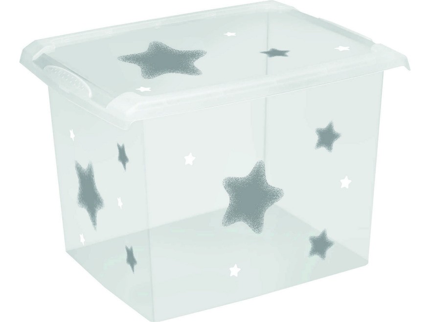 Ящик для игрушек пластмассовый ''filip/stars'' 39*29*27 см/20,5 л (арт. 1280212419600, код 054378) Арт.94464